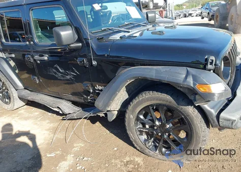 2020 Jeep Wrangler Unlimited Sport S 4X4 из США, поврежденный, VIN 1C4HJXDG7LW296071